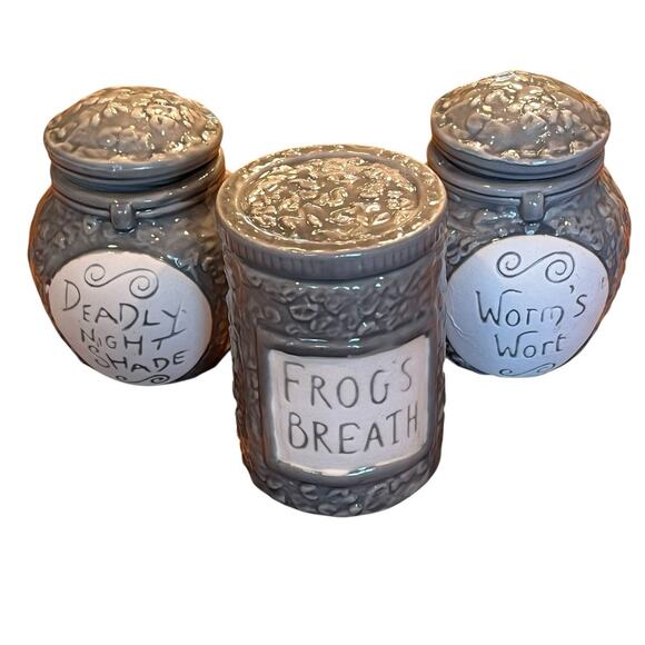 The Nightmare Before Christmas Sally's Potion Trinket Jar 3-Piece Set Bottles - Picture 1 of 16
